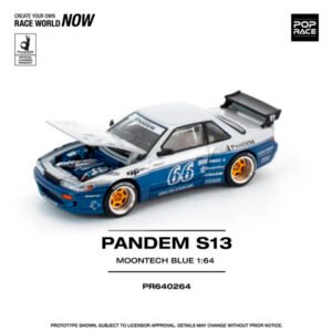 Pop Race 264 - Pandem Silvia S13, moontech blue