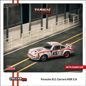 Tarmac - 1973 Porsche 911 Carrera RSR 2.8 24h Le Mans #45 Winner, white/red
