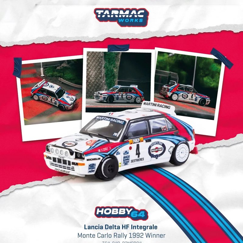 Tarmac - 1992 Lancia Delta HF Integrale #4 Didier Auriol Tarmac - 1992 Lancia Delta HF Integrale #4 Didier Auriol