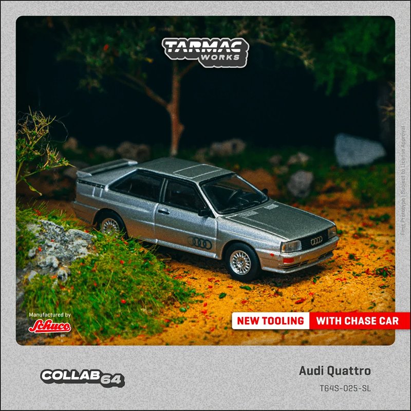 Tarmac - Audi Quattro, silver Tarmac - Audi Quattro, silver