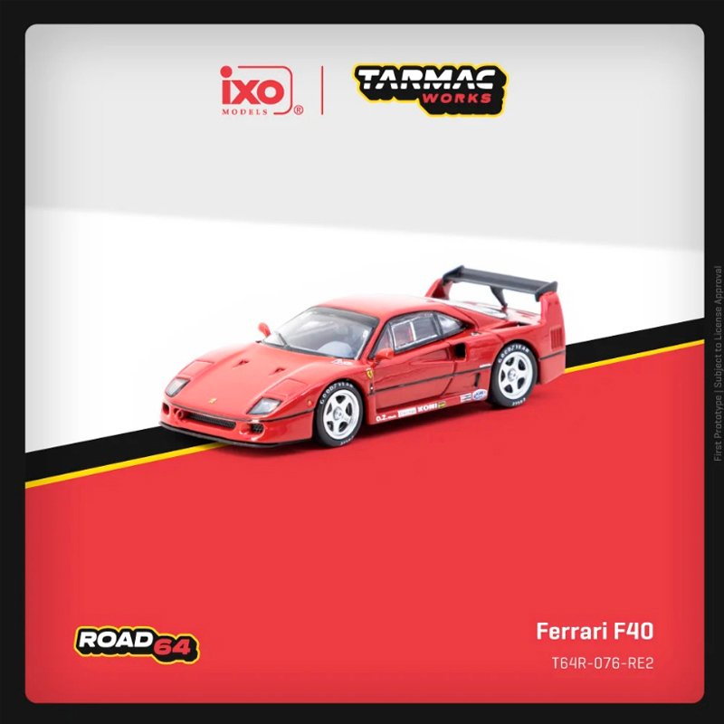 Tarmac - Ferrari F40, red Tarmac - Ferrari F40, red