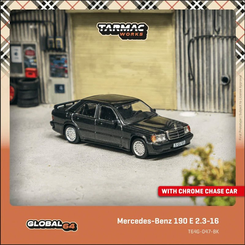 Tarmac - Mercedes-Benz 190 E 2.3-16, blue-black metallic Tarmac - Mercedes-Benz 190 E 2.3-16, blue-black metallic
