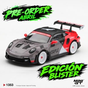 *PRE-ORDER Abril 2027* MiniGT 1353 Blister - 2025 Porsche 911 (992) GT3 RS STAPLE x Inozetek