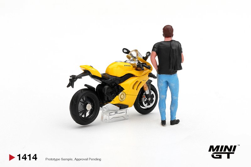 *PRE-ORDER Abril 2027* MiniGT 1414 - 2020 Ducati Panigale V4 W/S Giallo Figure *PRE-ORDER Abril 2027* MiniGT 1414 - 2020 Ducati Panigale V4 W/S Giallo Figure - Imagen 3