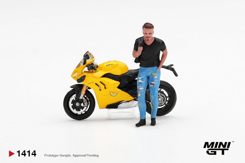 *PRE-ORDER Abril 2027* MiniGT 1414 - 2020 Ducati Panigale V4 W/S Giallo Figure *PRE-ORDER Abril 2027* MiniGT 1414 - 2020 Ducati Panigale V4 W/S Giallo Figure - Imagen 2